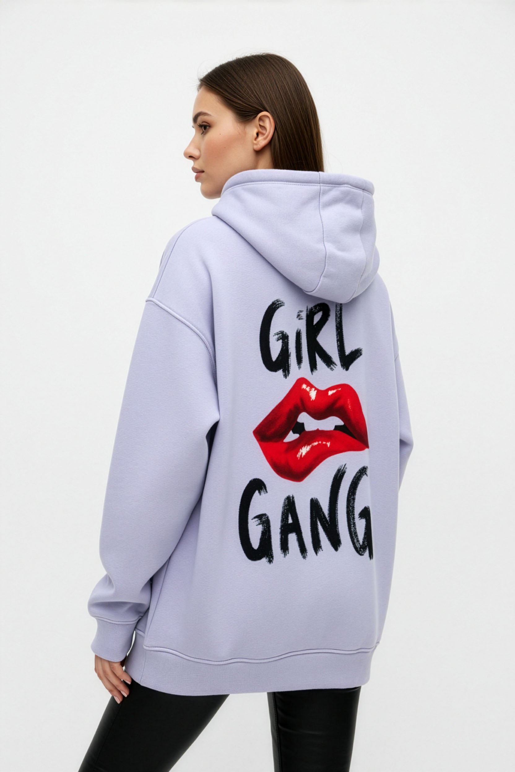 GIRL GANG Oversized Hoodie - Premium Streetwear