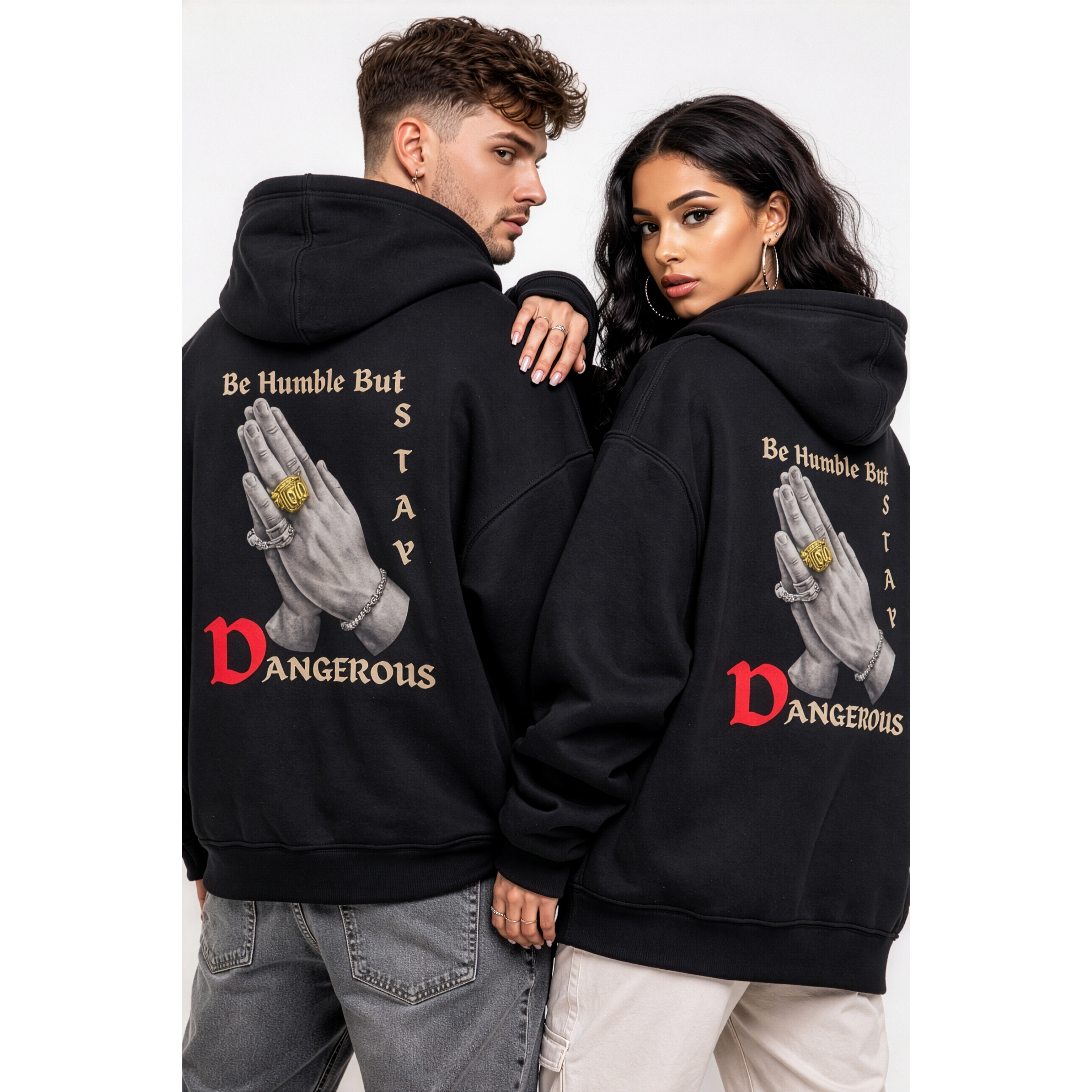 BE HUMBLE Premium Oversized Unisex Hoodie