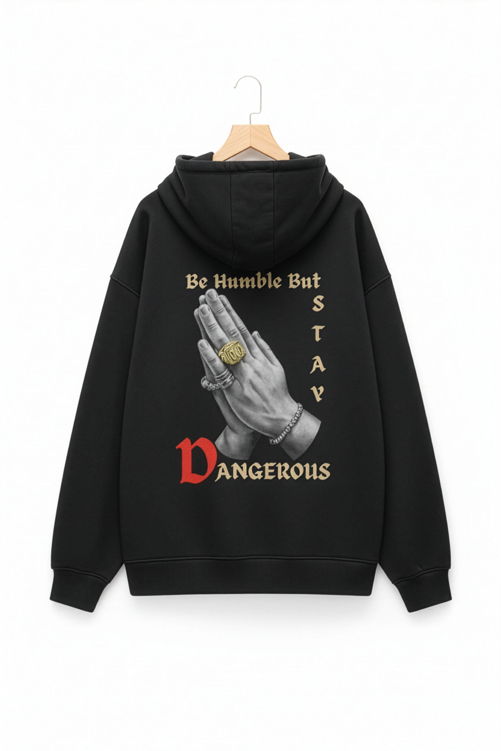 BE HUMBLE Premium Oversized Unisex Hoodie