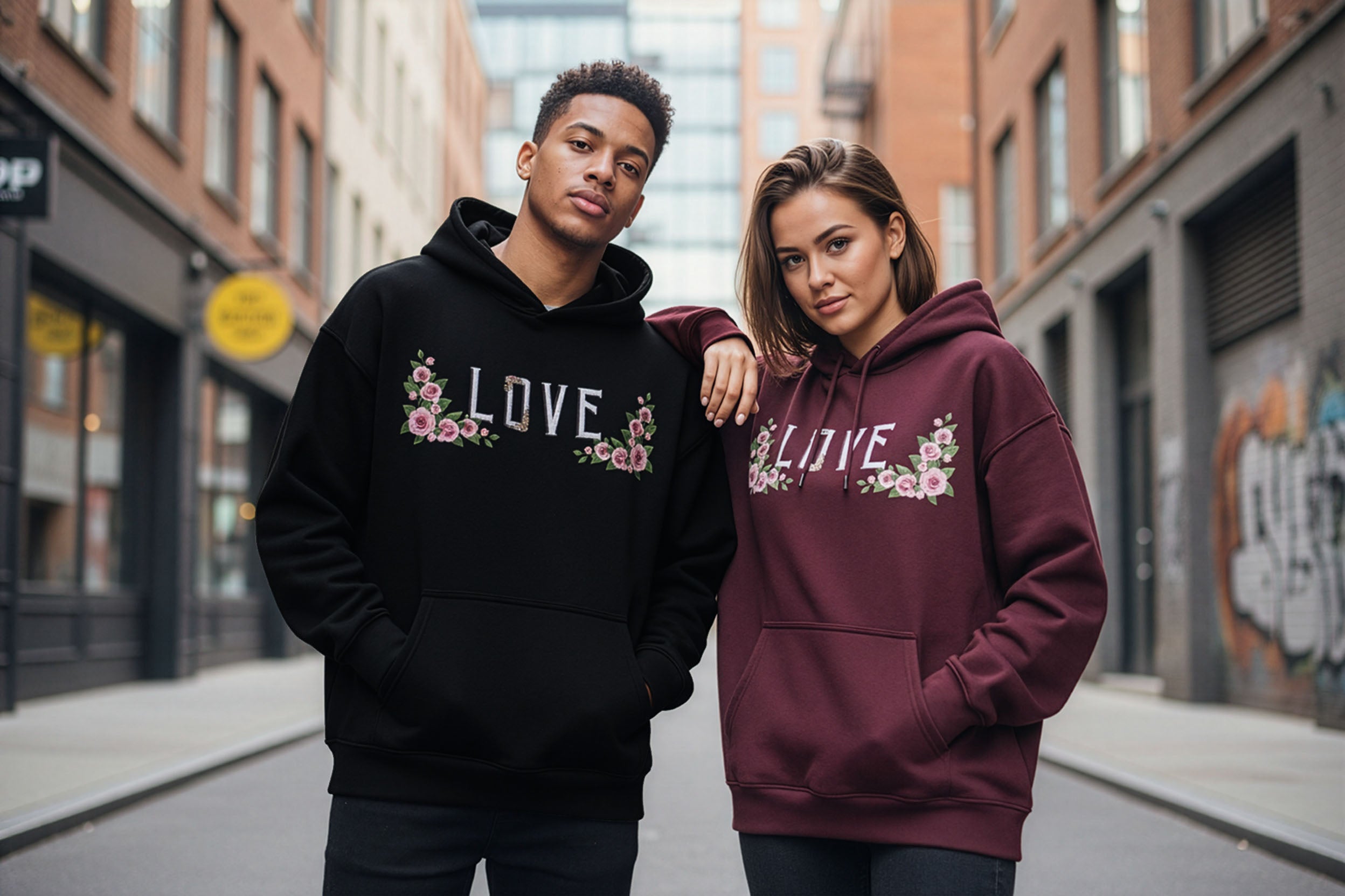 LOVE Oversized Unisex Hoodie - Premium Streetwear