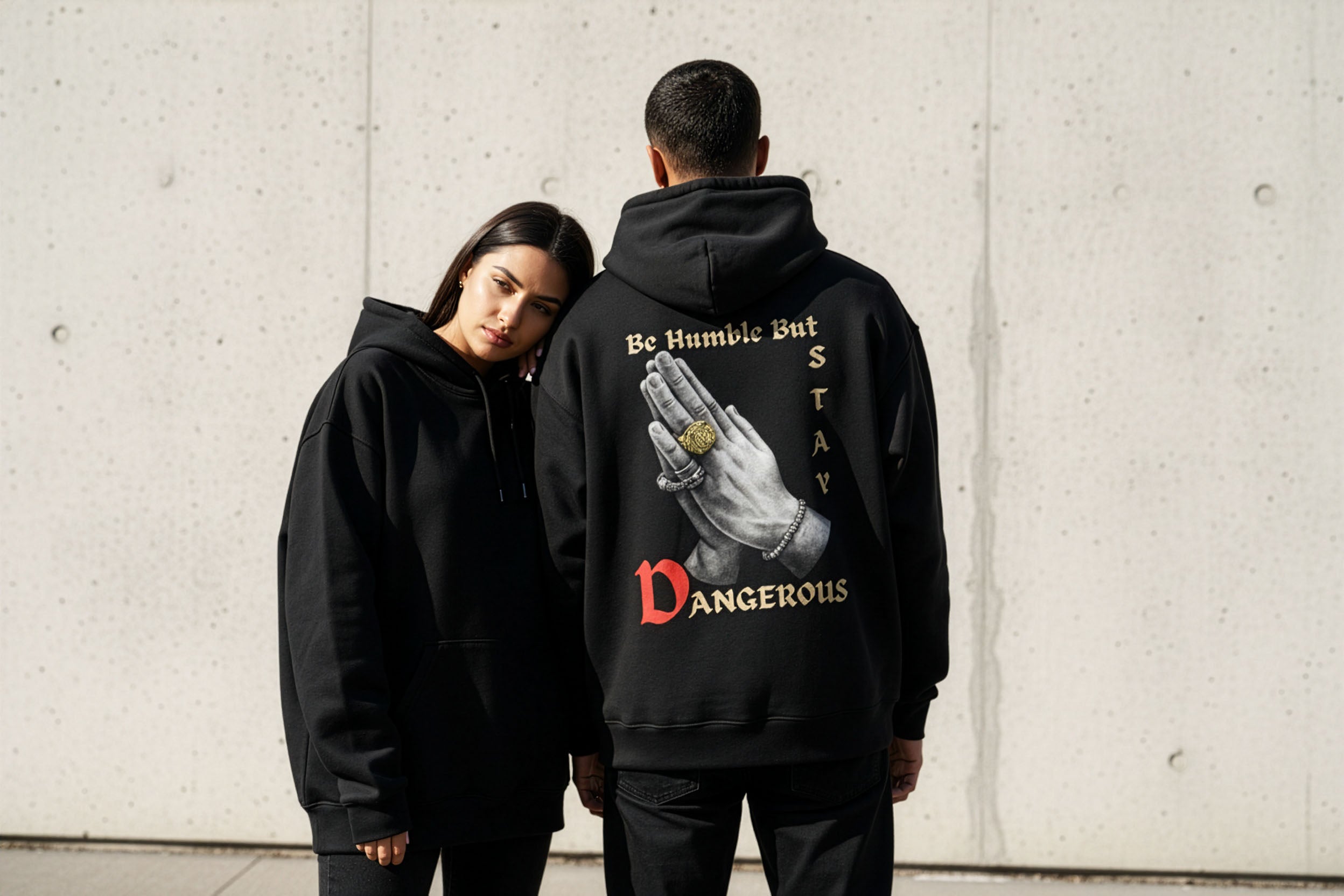 BE HUMBLE Premium Oversized Unisex Hoodie