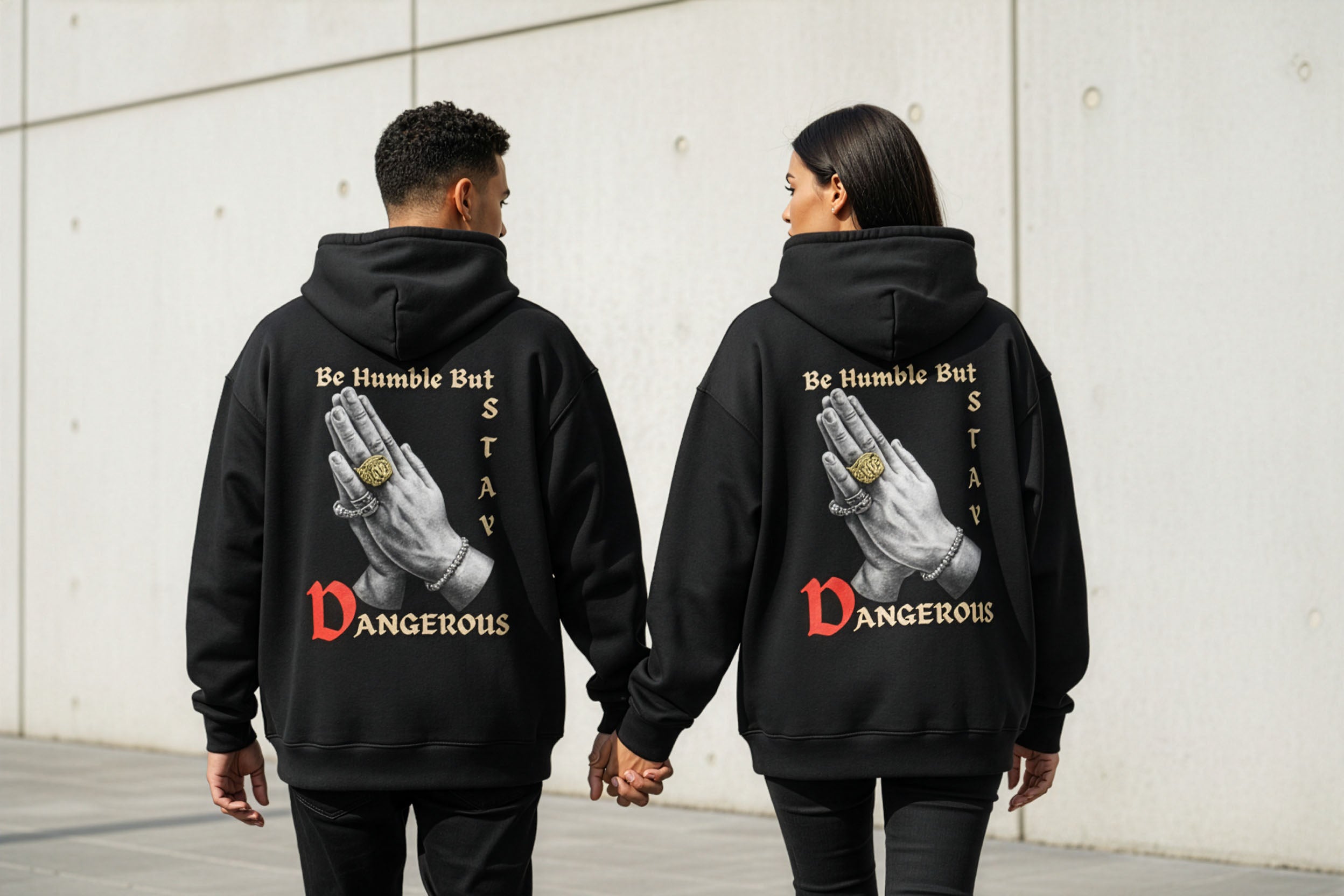 BE HUMBLE Premium Oversized Unisex Hoodie