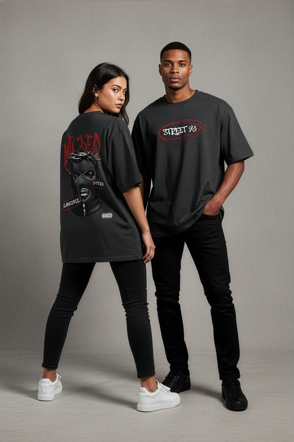 WICKED STREET Unisex Oversized Classic T-Shirt
