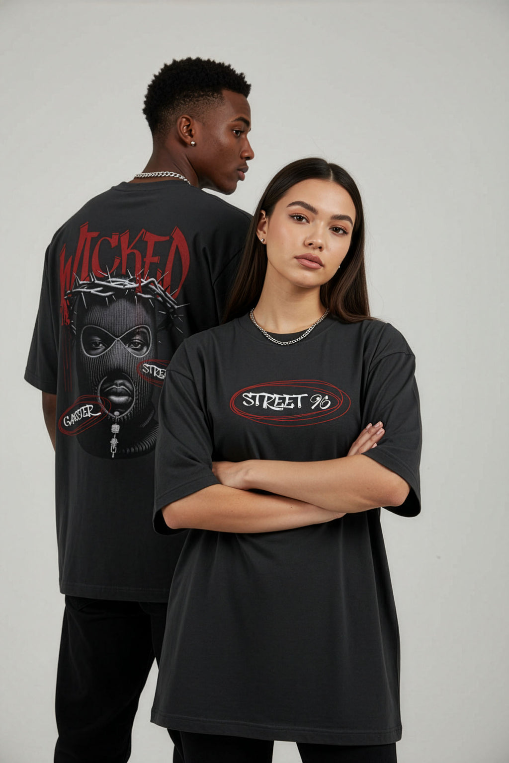 WICKED STREET Unisex Oversized Classic T-Shirt