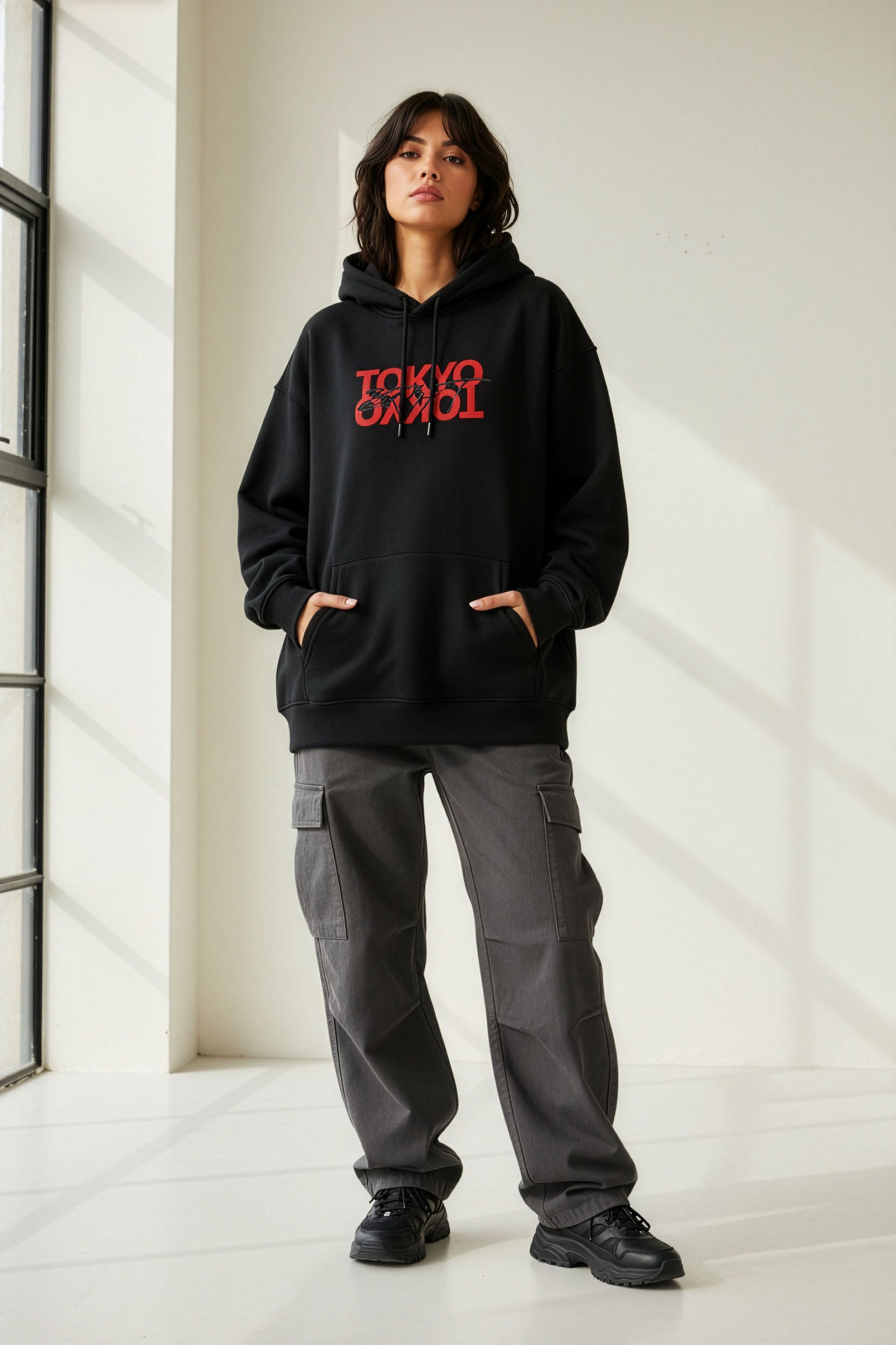 TOKYO Oversized Unisex Hoodie - Premium Streetwear