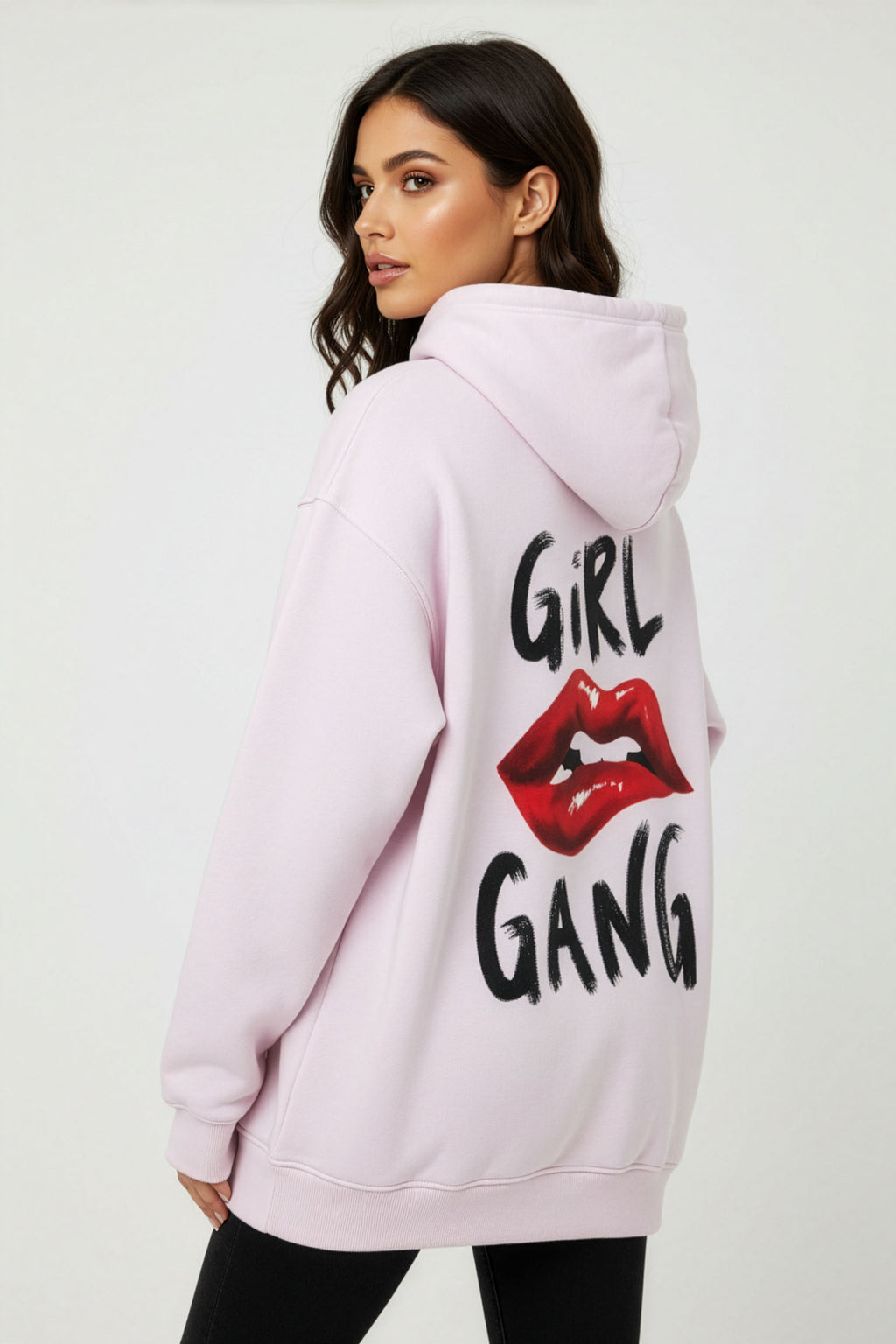 GIRL GANG Oversized Hoodie - Premium Streetwear
