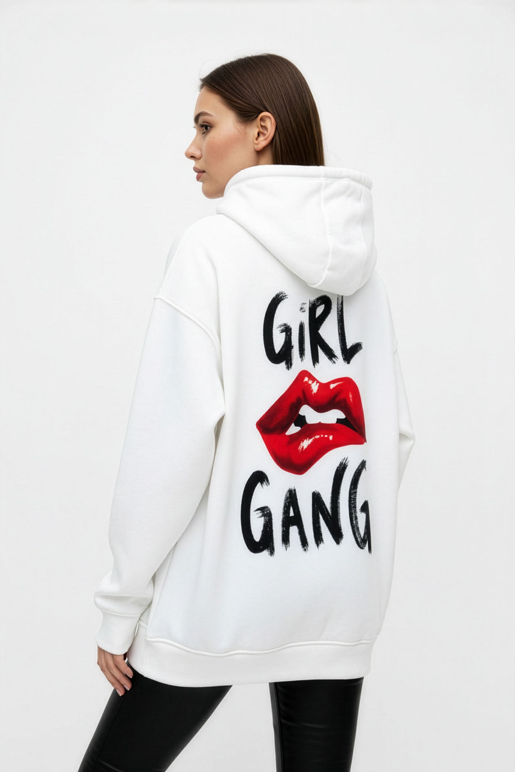 GIRL GANG Oversized Hoodie - Premium Streetwear