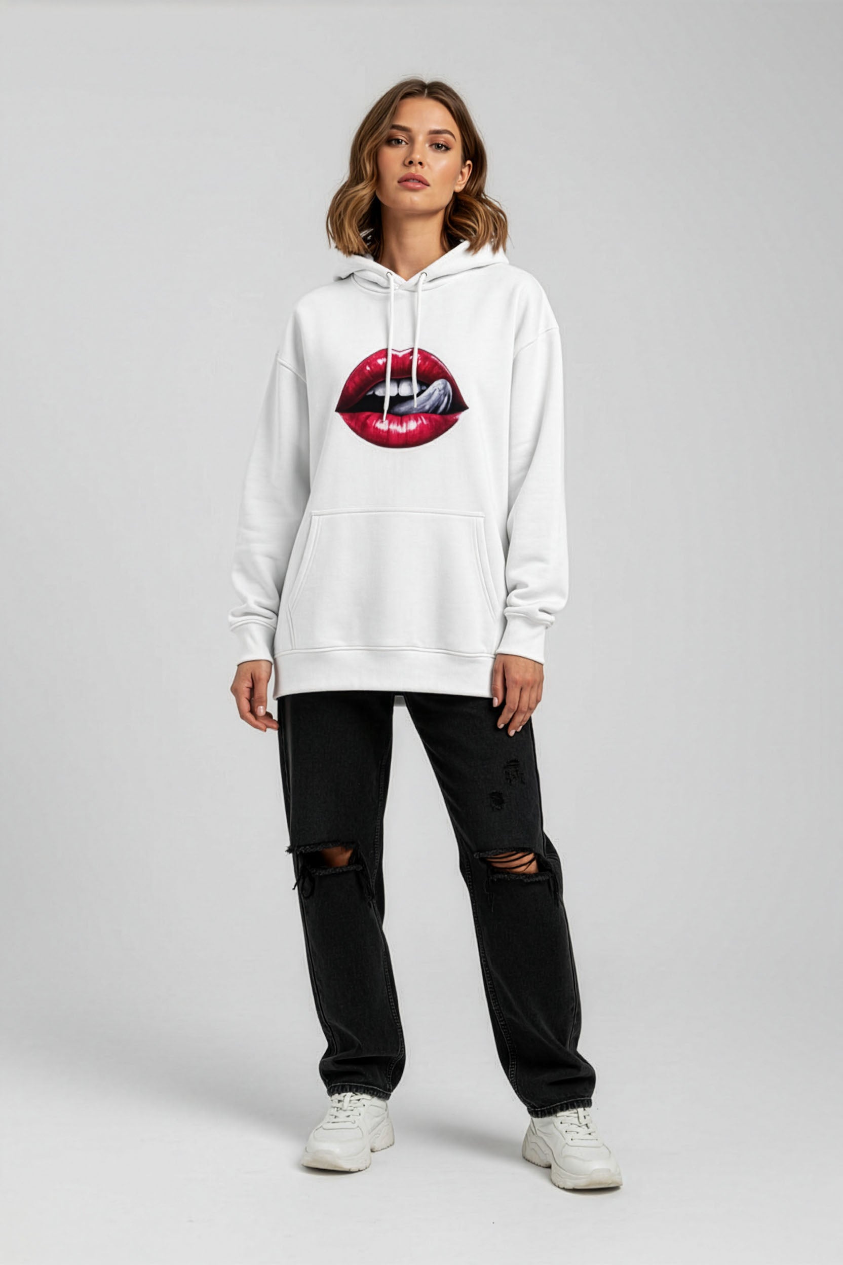 GIRL GANG Oversized Hoodie - Premium Streetwear